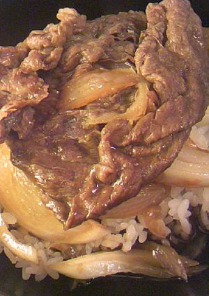 本格的：牛薄切り肉で作る牛丼-レシピのメイン写真
