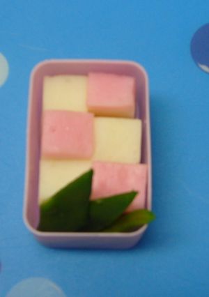 お弁当に .・☆・. チェックかまぼこ-レシピのメイン写真