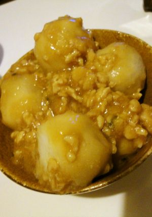 ぱくぱく♡鶏ひき肉と里芋の味噌煮♡-レシピのメイン写真