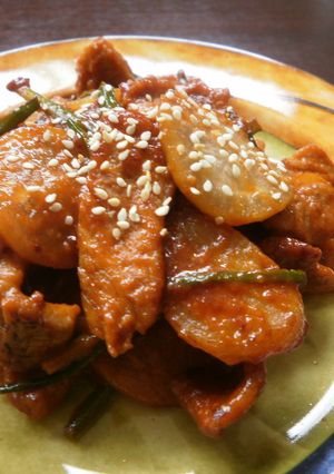 手軽に韓国☆味噌ジャン炒め-レシピのメイン写真
