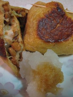 なっとう稲荷焼き-レシピのメイン写真