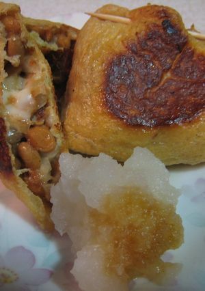 なっとう稲荷焼き-レシピのメイン写真