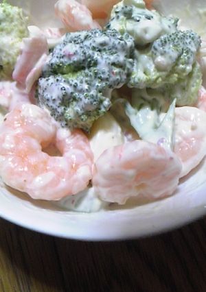 一味マヨネーズのエビブロッコリーサラダ-レシピのメイン写真