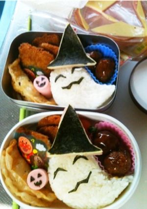 ハロウィンキャラ弁☆-レシピのメイン写真