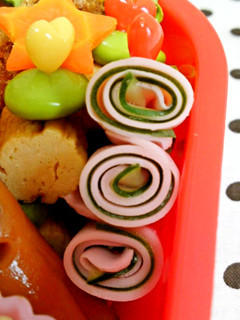 お弁当♪魚ニソときゅうりのクルクルまき☆-レシピのメイン写真