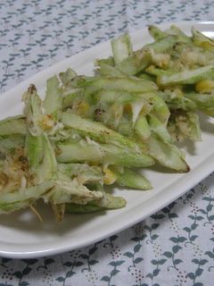 アスパラとコーンのかきあげ♪-レシピのメイン写真