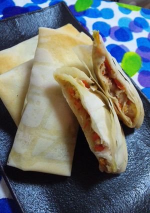 野菜たっぷり和風春巻き♪-レシピのメイン写真