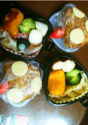 秋らしく☆きのこキャラ弁-レシピのメイン写真