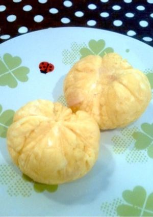 レンジで茶巾たまご-レシピのメイン写真