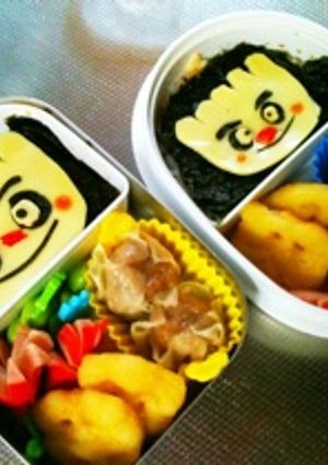 クリームパンダキャラ弁☆-レシピのメイン写真