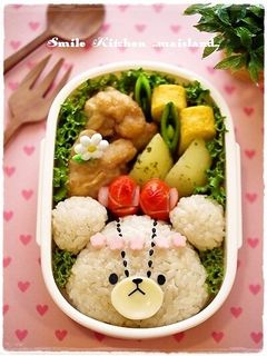 くまのがっこうジャッキー♪キャラ弁-レシピのメイン写真