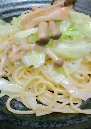 キノコとキャベツの和風パスタ-レシピのメイン写真