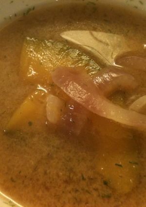 南瓜とタマネギの味噌スープ-レシピのメイン写真