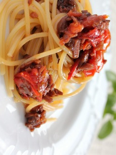 エリンギとプチトマトのパスタ-レシピのメイン写真