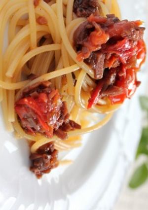 エリンギとプチトマトのパスタ-レシピのメイン写真