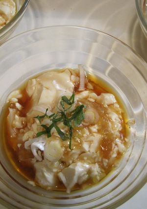 ルクエが活躍!ふんわり豆腐のあんかけ-レシピのメイン写真