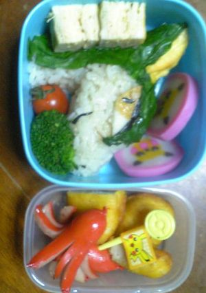 ポケモン★ジャノビー　弁当-レシピのメイン写真