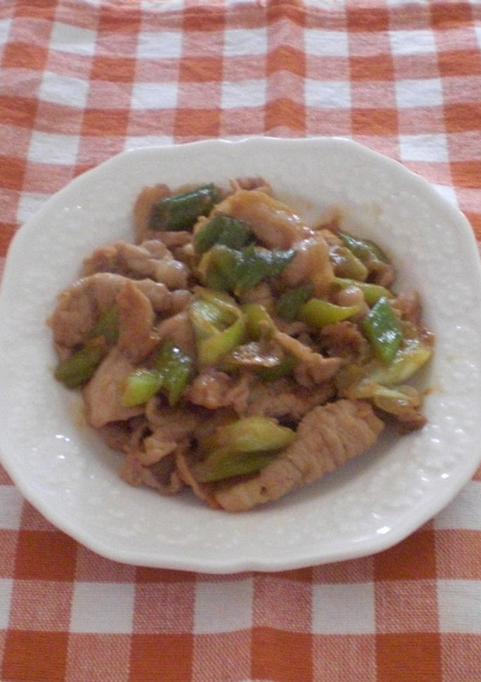 豚肉とねぎの味噌炒め-レシピのメイン写真
