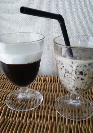 コーヒークラッシュゼリーのカフェオレ-レシピのメイン写真