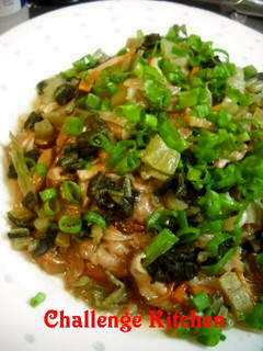 豚と広島菜の紹興酒蒸し☆-レシピのメイン写真