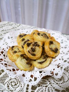 冷凍パイシートで!!一口チョコチップパイ-レシピのメイン写真
