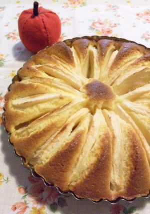 コンデンスミルクたっぷり りんごケーキ-レシピのメイン写真