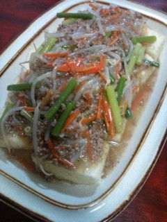 中華風あんかけの揚げだし豆腐-レシピのメイン写真