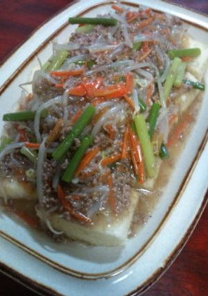 中華風あんかけの揚げだし豆腐-レシピのメイン写真