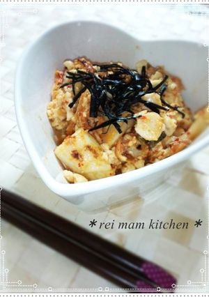 ✿時間がない！そんな時の甘辛キムチ豆腐✿-レシピのメイン写真