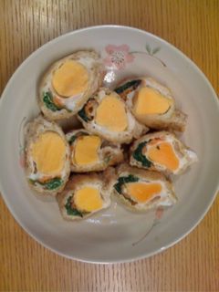 油あげの卵袋煮-レシピのメイン写真