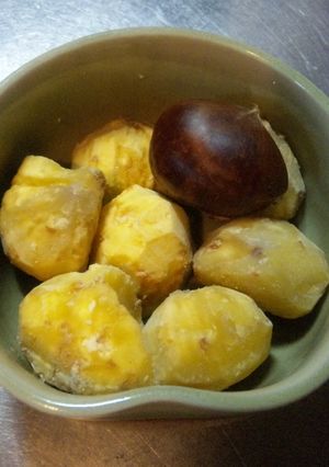茹で栗の簡単な皮の剥き方-レシピのメイン写真