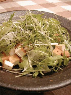 水菜と厚揚げのシャキ*シャキなサラダ-レシピのメイン写真