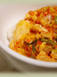 キムチの卵とじ丼-レシピのメイン写真