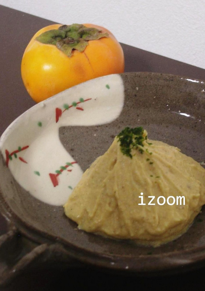 スイーツみたい！ほんのり甘い 柿の白和え-レシピのメイン写真
