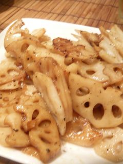 れんこんのバター醤油炒め-レシピのメイン写真