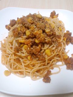 トマト不要!!簡単☆ミートソースパスタ-レシピのメイン写真
