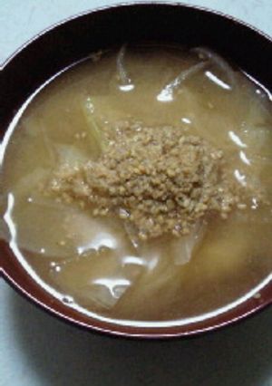 ゴマ入り☆味噌汁-レシピのメイン写真