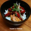 鶏ムネ肉で☆中華風照り焼き丼