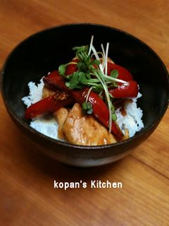 鶏ムネ肉で☆中華風照り焼き丼-レシピのメイン写真