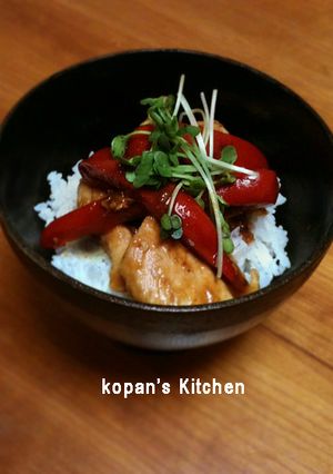 鶏ムネ肉で☆中華風照り焼き丼-レシピのメイン写真