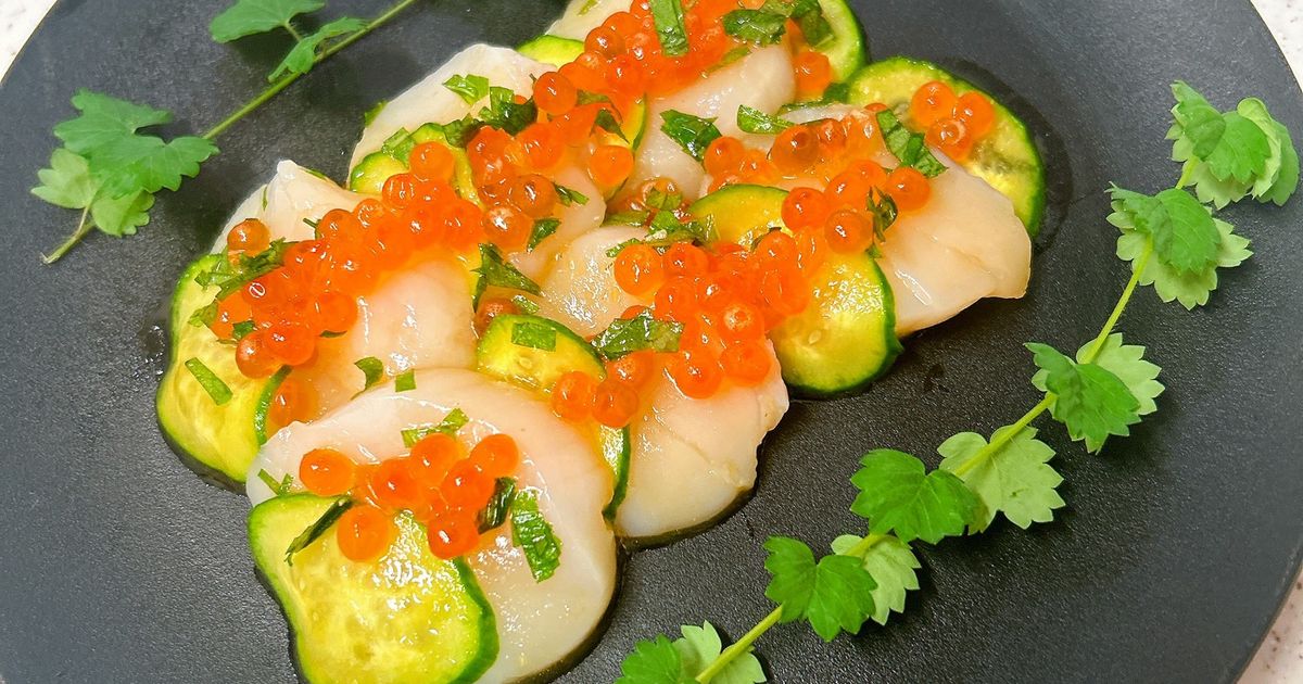 カルパッチョ ホタテといくらの和風カルパッチョ by yummysunny 【クックパッド