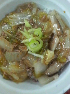 麻婆白菜丼-レシピのメイン写真
