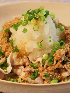 豆もやしとネギの、おろし冷しゃぶ-レシピのメイン写真