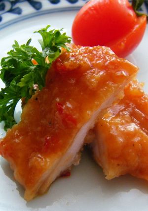 *ピリ甘っ。スイートチリチキン*-レシピのメイン写真