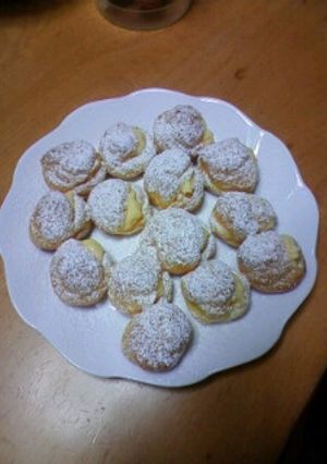 可愛い！シュークリーム♪レンジで簡単！-レシピのメイン写真
