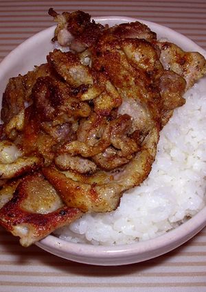 サックリカレーぶた丼-レシピのメイン写真