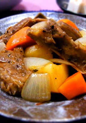 スペアリブの肉じゃが・中華風-レシピのメイン写真