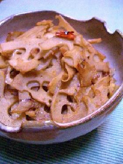 ピリ辛！うまい！れんこんキンピラ-レシピのメイン写真