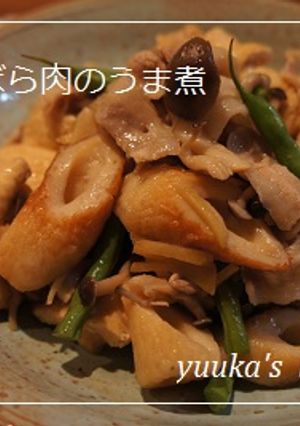 揚げと豚バラのうま煮-レシピのメイン写真