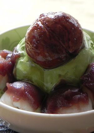 日本の甘味・ハーゲンダッツグリーンティー-レシピのメイン写真